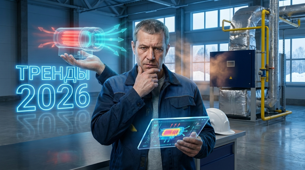 Отопление склада стройматериалов: проектирование — тренды 2026
