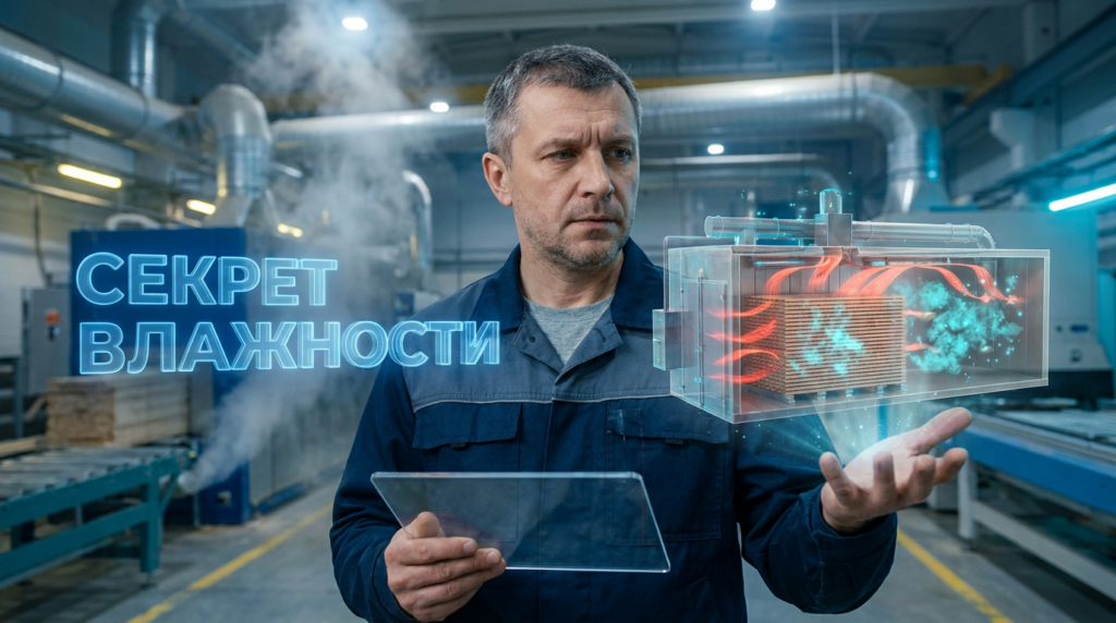 Профессиональная сушилка для досок: секрет равномерной влажности 8-12%