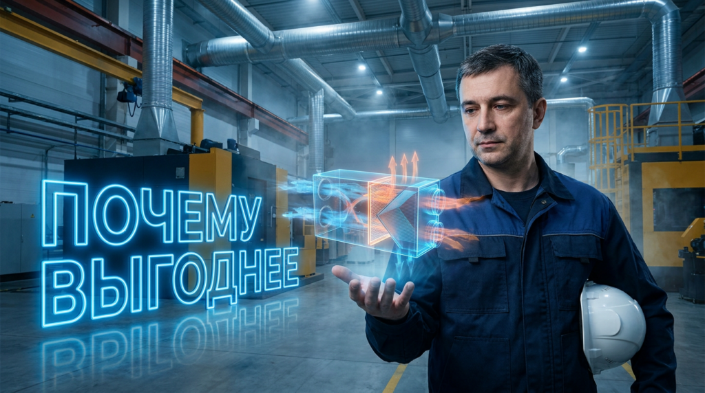 Воздухонагреватель смесительного типа ВСУ 250: почему он выгоднее рекуперативного
